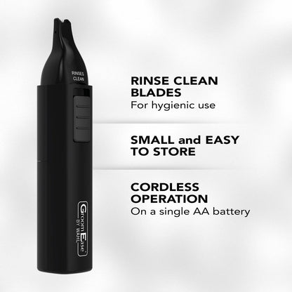 Wahl GroomEase Ear and Nose Trimmer – Precision Hair Trimmer for Men & Women, Black Avelisse
