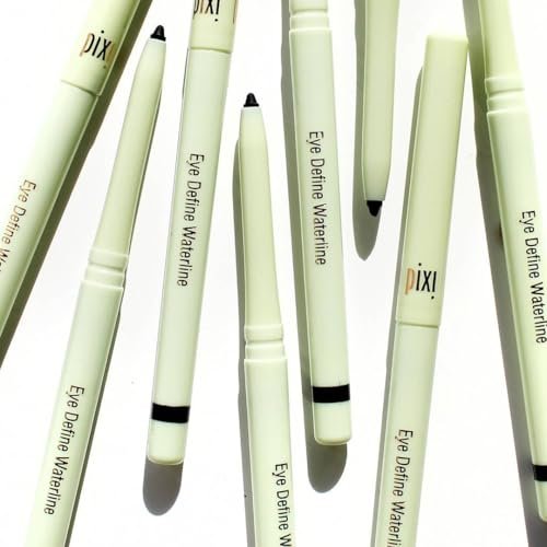 Pixi Beauty Eye Define Waterline Eyeliner Pencil - Ultra-Fine Waterproof, Smudge-Proof & Long-Wearing - Tightline Black Avelisse