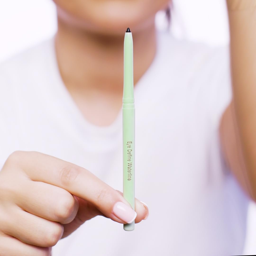 Pixi Beauty Eye Define Waterline Eyeliner Pencil - Ultra-Fine Waterproof, Smudge-Proof & Long-Wearing - Tightline Black Avelisse