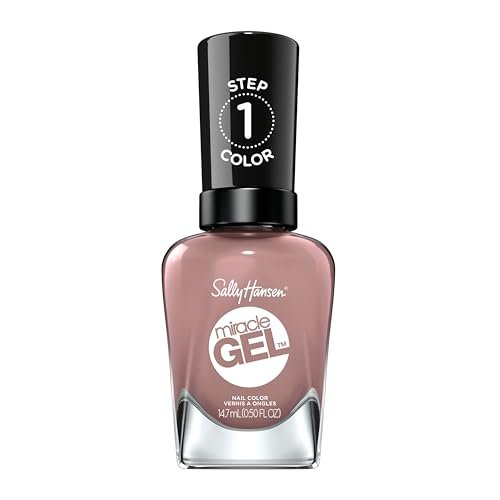 Sally Hansen Miracle Gel Nail Polish - 494 Love Me Lilac (Dusty Lilac) - Long-Lasting Gel-Like Shine, No UV Light Needed - görsel 2