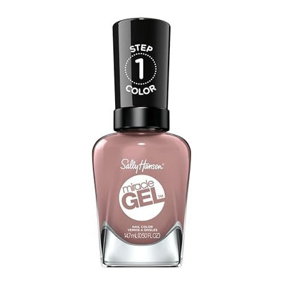 Sally Hansen Miracle Gel Nail Polish - 494 Love Me Lilac (Dusty Lilac) - Long-Lasting Gel-Like Shine, No UV Light Needed