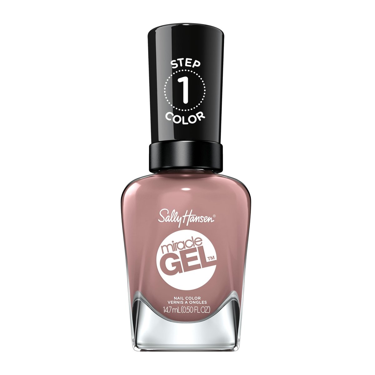 Sally Hansen Miracle Gel Nail Polish - 494 Love Me Lilac (Dusty Lilac) - Long-Lasting Gel-Like Shine, No UV Light Needed - görsel 1