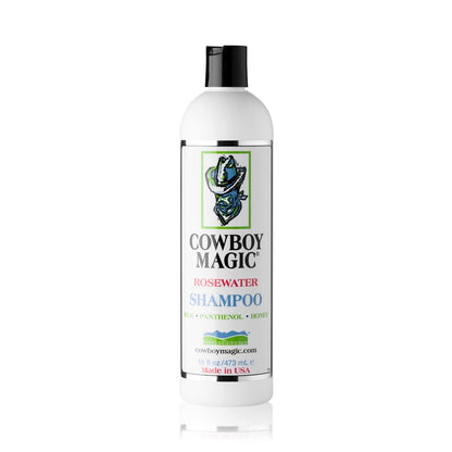 Cowboy Magic Shampoo + Conditioner + Detangler & Shine 16 oz Each – With Silk Panthenol & Honey – for Horses, Humans & Dogs – Silky Coats & Hair Avelisse