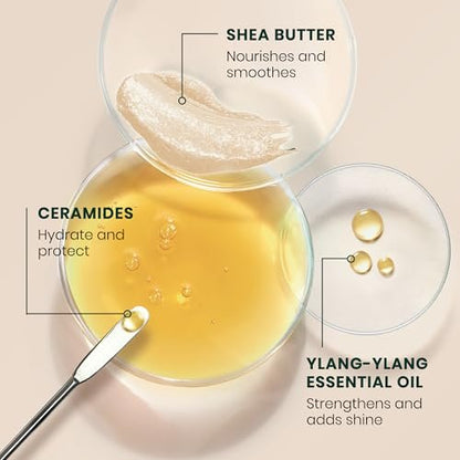 René Furterer Sublime Karité Professional Smoothing Milk - Shea Butter, Ylang-Ylang Essential Oil & Ceramides, 3.3 fl oz