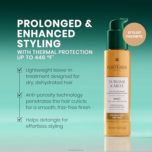 René Furterer Sublime Karité Professional Smoothing Milk - Shea Butter, Ylang-Ylang Essential Oil & Ceramides, 3.3 fl oz - görsel 4