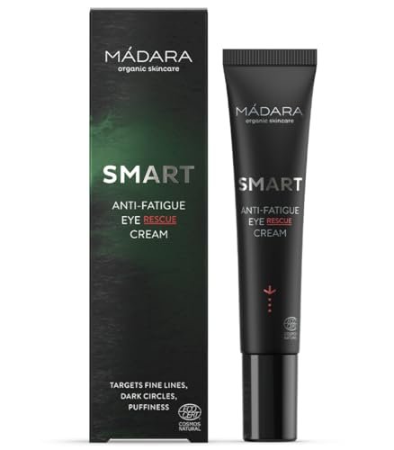 Madara Organic Skincare SMART Anti-Fatigue Eye Rescue Cream - 15 ml - Revitalize & Brighten with Antioxidants, Caffeine & Aescin - Vegan & Ecocert Certified - görsel 2
