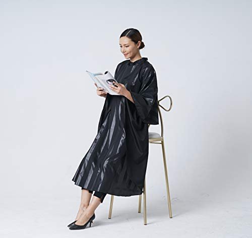 SMARTHAIR Professional Salon Cape - Black Polyester Barber Hair Cut Cape 54x62 Inch Avelisse