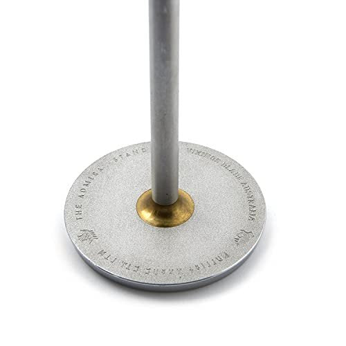 Luxury Razor and Brush Stand – The Admiral by VIKINGS BLADE | Distressed Stainless Steel & Brass Avelisse