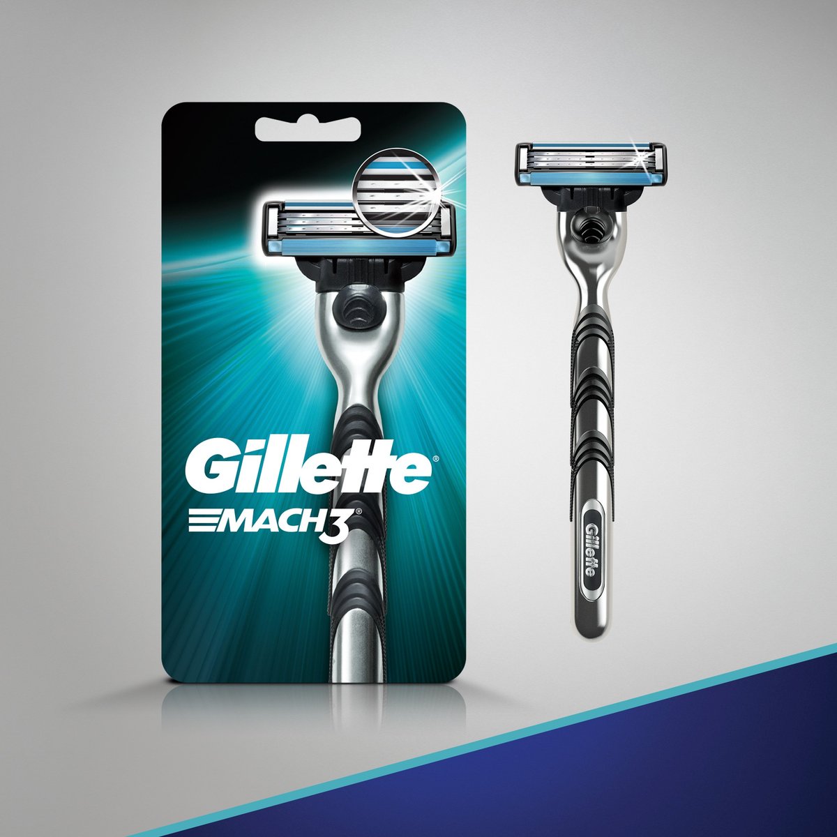 Gillette Mach3 Men's Razor – Handle & 3 Blade Refills for a Smooth, Close Shave - görsel 9
