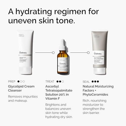The Ordinary Ascorbyl Tetraisopalmitate Solution 20% in Vitamin F – Hydrating Vitamin C Oil for Even Skin Tone, 1 Fl Oz Avelisse