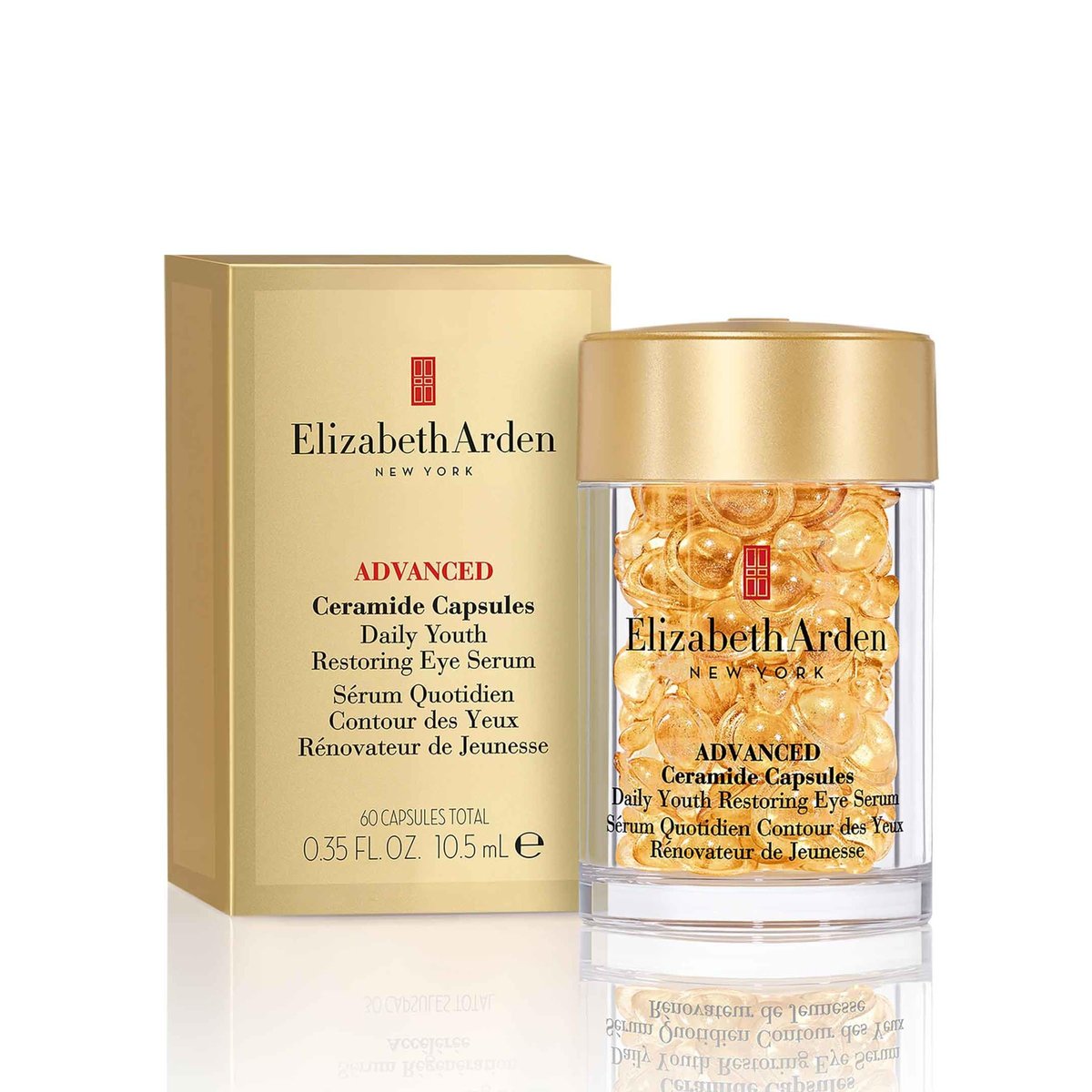 Elizabeth Arden Advanced Ceramide Eye Serum Capsules, Youth Restoring Daily Eye Care, 60 Count Avelisse