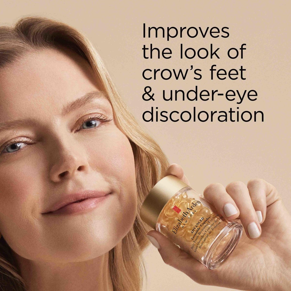 Elizabeth Arden Advanced Ceramide Eye Serum Capsules, Youth Restoring Daily Eye Care, 60 Count Avelisse