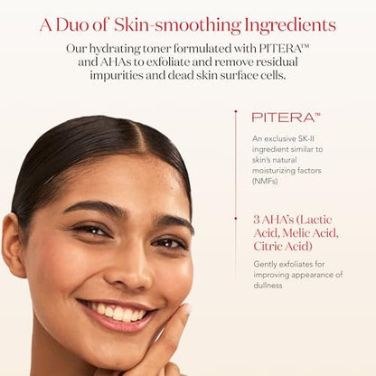 SK-II Facial Treatment Clear Lotion – Hydrating Exfoliating Toner with AHAs for Smoother, More Even Skin (5.4 oz) Avelisse