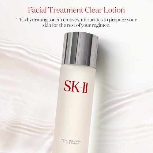SK-II Facial Treatment Clear Lotion – Hydrating Exfoliating Toner with AHAs for Smoother, More Even Skin (5.4 oz) Avelisse