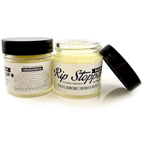 Rip Stopper Skin Balm for Athletes 1oz – Natural Repair & Prevention for Rips, Tears & Blisters Avelisse