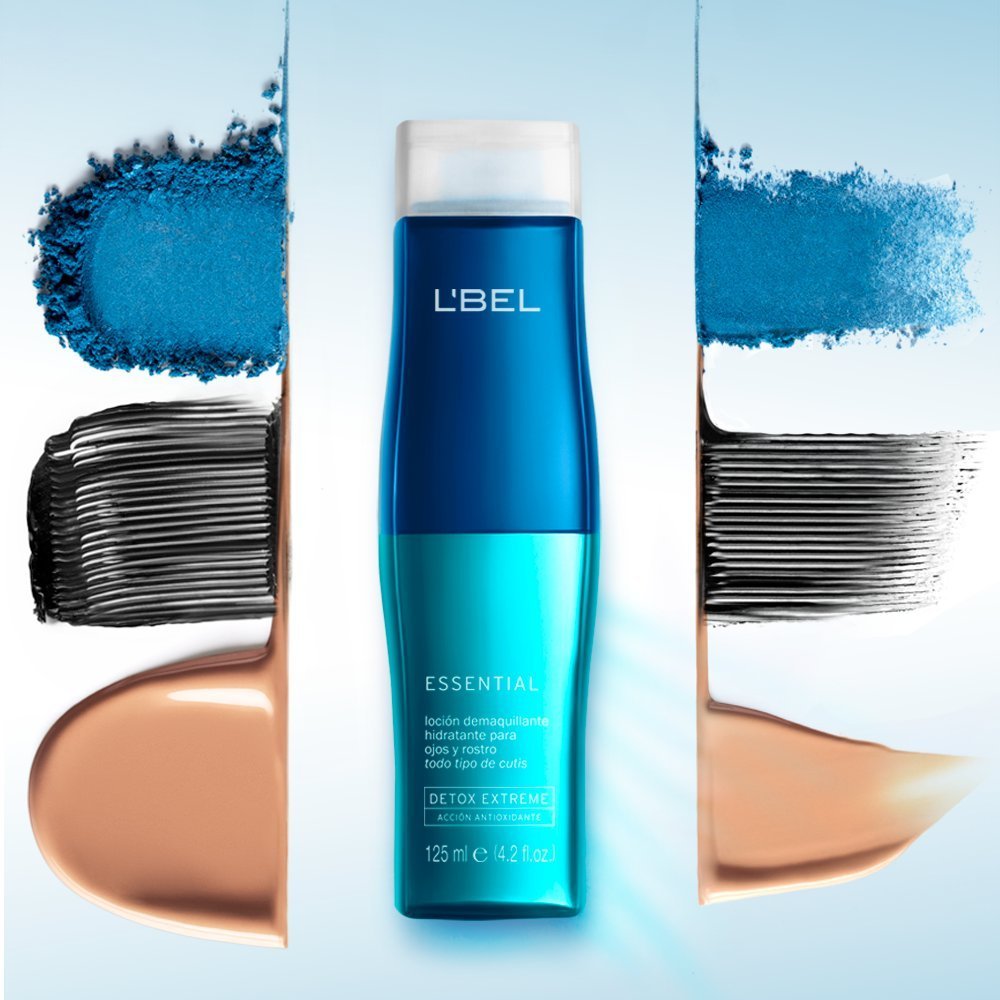 L'Bel Essential Moisturizing Eye and Face Makeup Remover Lotion for All Skin Types Avelisse