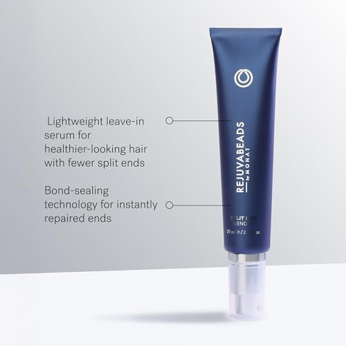 MONAT Rejuvabeads Leave-in Split End Mender with Rejuveniqe Oil – Lightweight Serum for Healthier Hair, 2.4 fl oz Avelisse