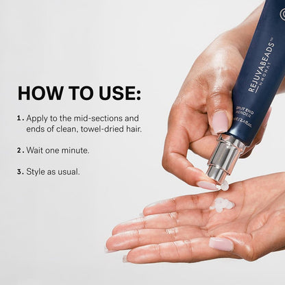 MONAT Rejuvabeads Leave-in Split End Mender with Rejuveniqe Oil – Lightweight Serum for Healthier Hair, 2.4 fl oz Avelisse