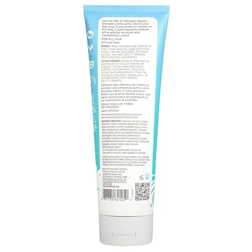 Pacifica Beauty Salty Waves Texturizing & Moisturizing Conditioner, Banana Scent, 8 Fl Oz - Vegan & Cruelty Free - görsel 16