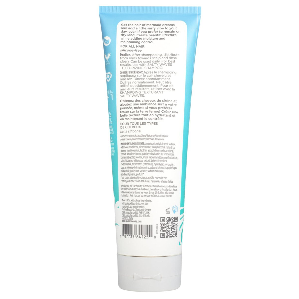 Pacifica Beauty Salty Waves Texturizing & Moisturizing Conditioner, Banana Scent, 8 Fl Oz - Vegan & Cruelty Free - görsel 15