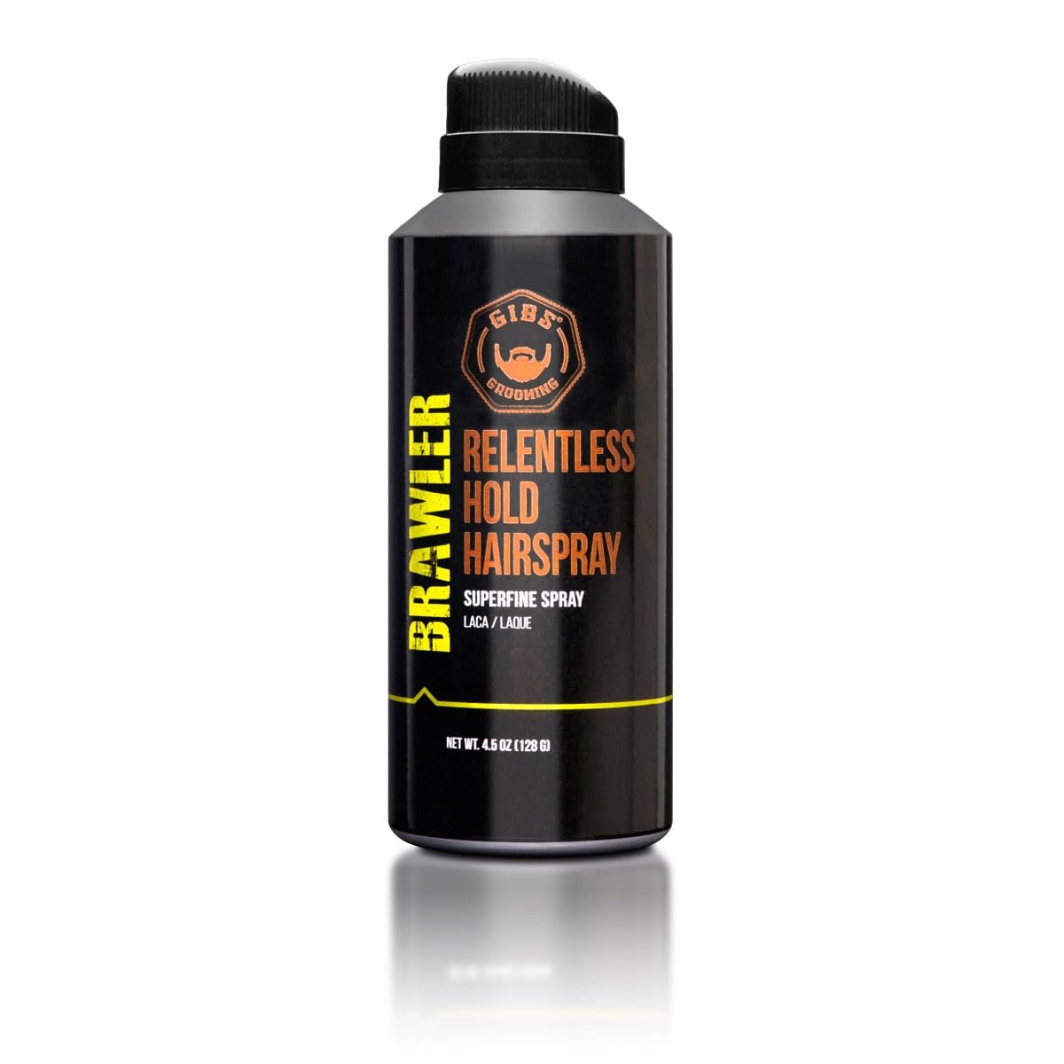 GIBS Grooming Brawler Bantamweight Hairspray - 4.5oz Firm Hold Styling Spray Avelisse