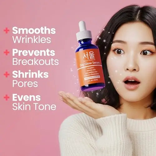 SeoulCeuticals 20% Vitamin C + Hyaluronic Acid Serum with CE Ferulic Acid – Anti Aging & Brightening Korean Face Serum, 1 oz Avelisse