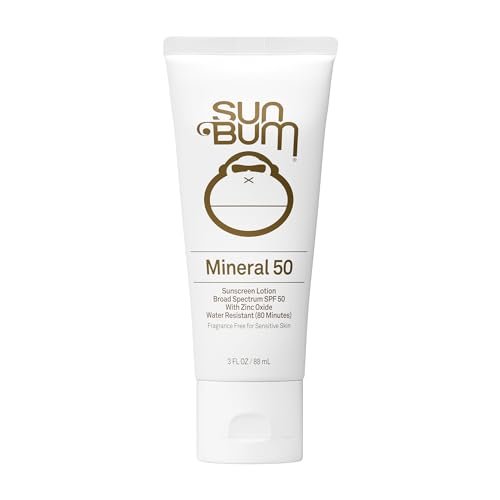 Sun Bum Mineral SPF 50 Sunscreen Body Lotion - Broad Spectrum Moisturizing Sunscreen with Vitamin E - Vegan & Hawaii 104 Act Compliant (Made without Octinoxate & Oxybenzone) - Travel Size 3 oz - görsel 2
