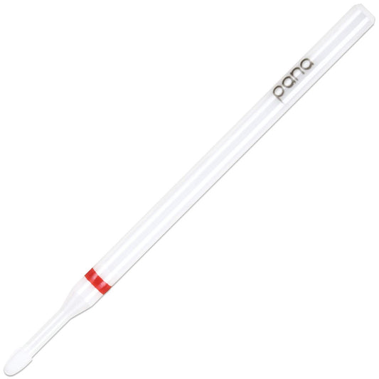 PANA 3/32" Cuticle Clean White Ceramic Nail Carbide Bit – Fine Grit (F) for Precision Nail Care