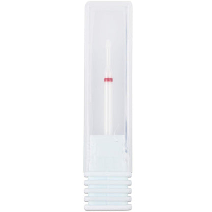 PANA 3/32" Cuticle Clean White Ceramic Nail Carbide Bit – Fine Grit (F) for Precision Nail Care