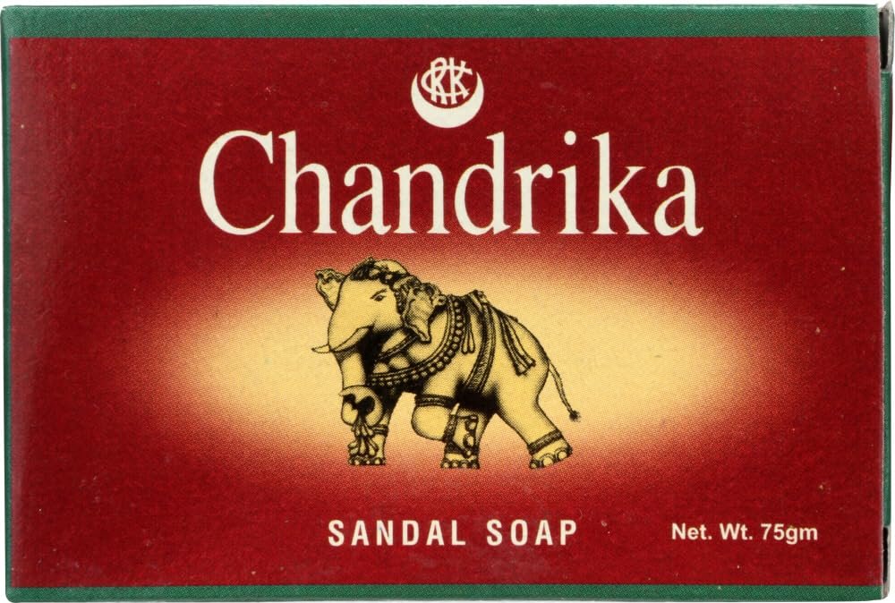 Chandrika Sandal Soap - 75g (Pack of 3) - Natural Ayurvedic Skin Care - görsel 1
