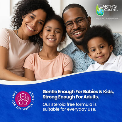 Earth's Care Eczema Lotion - Natural, Safe & Mild Lotion for Eczema for Adults and Kids - 8 Fl Oz (237 mL)