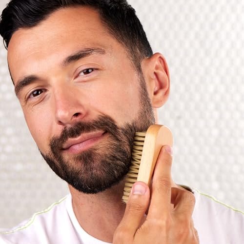 Cremo 100% Boar Bristle Beard Brush with Wood Handle – Shape, Style & Groom Any Length Facial Hair Avelisse