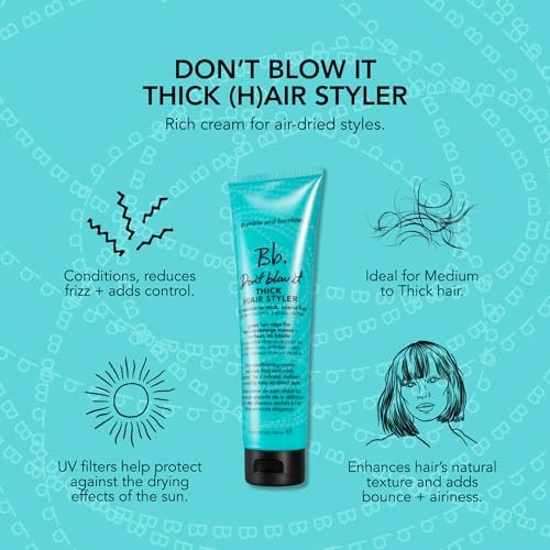 Bumble and bumble. Don't Blow It Thick Air Styler Cream - Anti-Frizz Hair Cream for Medium to Thick Hair, 5 Fl Oz Avelisse