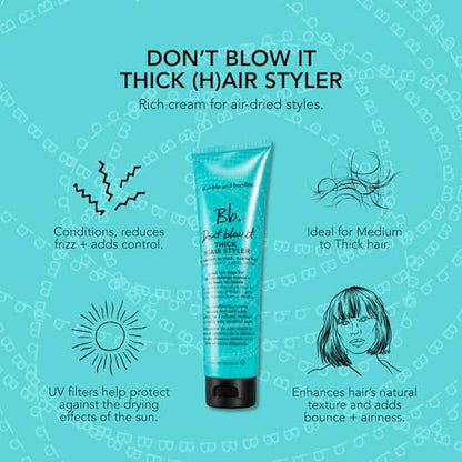 Bumble and bumble. Don't Blow It Thick Air Styler Cream - Anti-Frizz Hair Cream for Medium to Thick Hair, 5 Fl Oz Avelisse