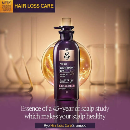 RYO Hair Strength Expert Care Shampoo for Normal & Dry Scalp - Moisturizing, Anti-Itch, Thickening & Growth for Thinning Hair, 13.53 Fl Oz Avelisse