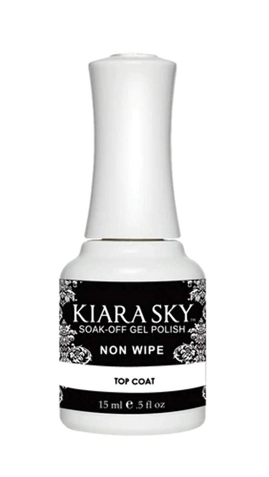Kiara Sky Professional Nails LED UV Soak Off Gel Polish Non Wipe Top Coat - 0.5 fl oz Avelisse