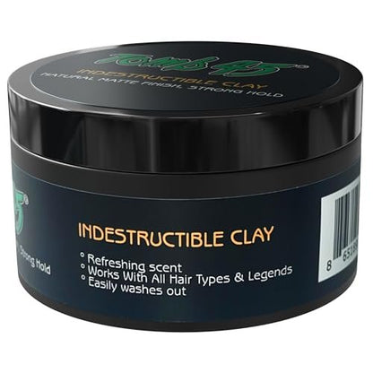 Tomb45 Indestructible Hair Clay - High Strong Hold Matte Finish Hair Styling Putty Avelisse
