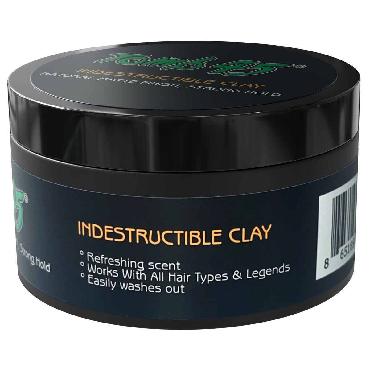Tomb45 Indestructible Hair Clay - High Strong Hold Matte Finish Hair Styling Putty Avelisse