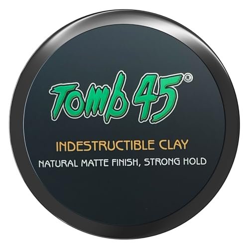 Tomb45 Indestructible Hair Clay - High Strong Hold Matte Finish Hair Styling Putty Avelisse
