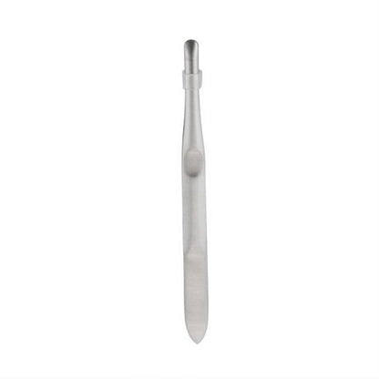 Yimart Silver Stainless Steel Round Tip Eyebrow Hair Tweezer - Precision Makeup Tool