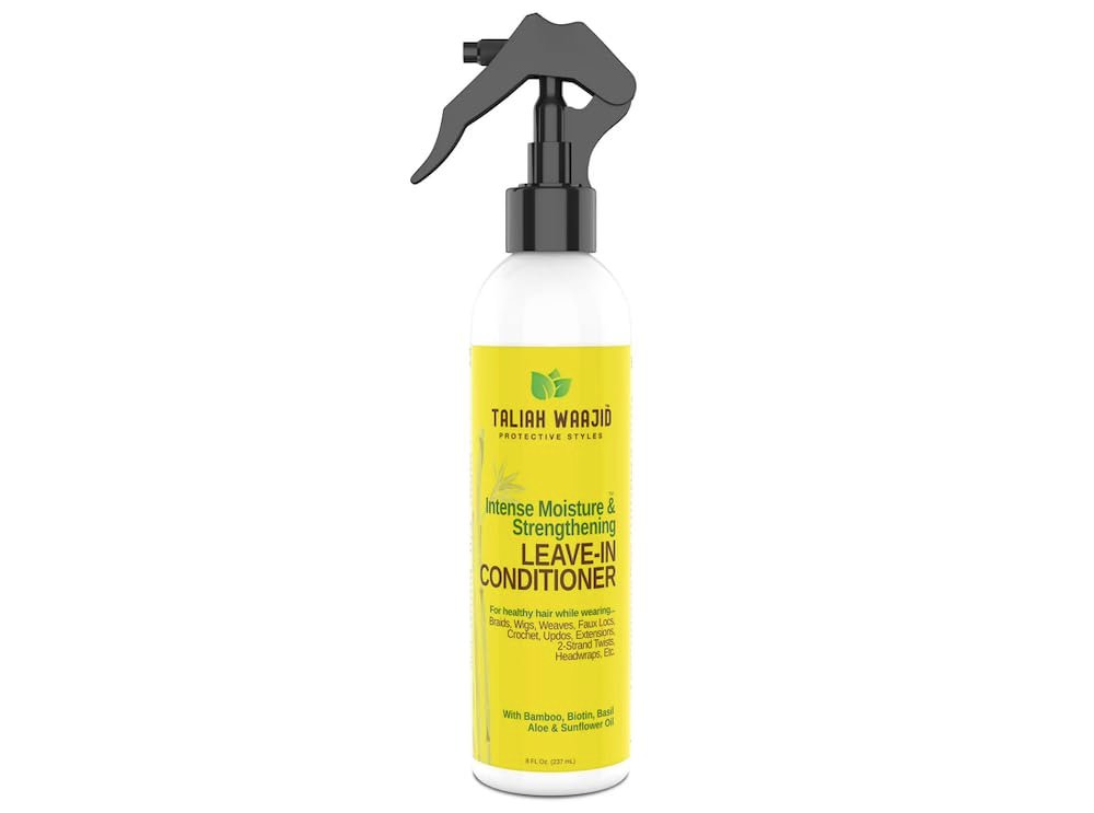Taliah Waajid Bamboo & Coconut Milk Strengthening Leave-In Conditioner – Protective Styles, Repairs & Conditions – 8 oz Avelisse