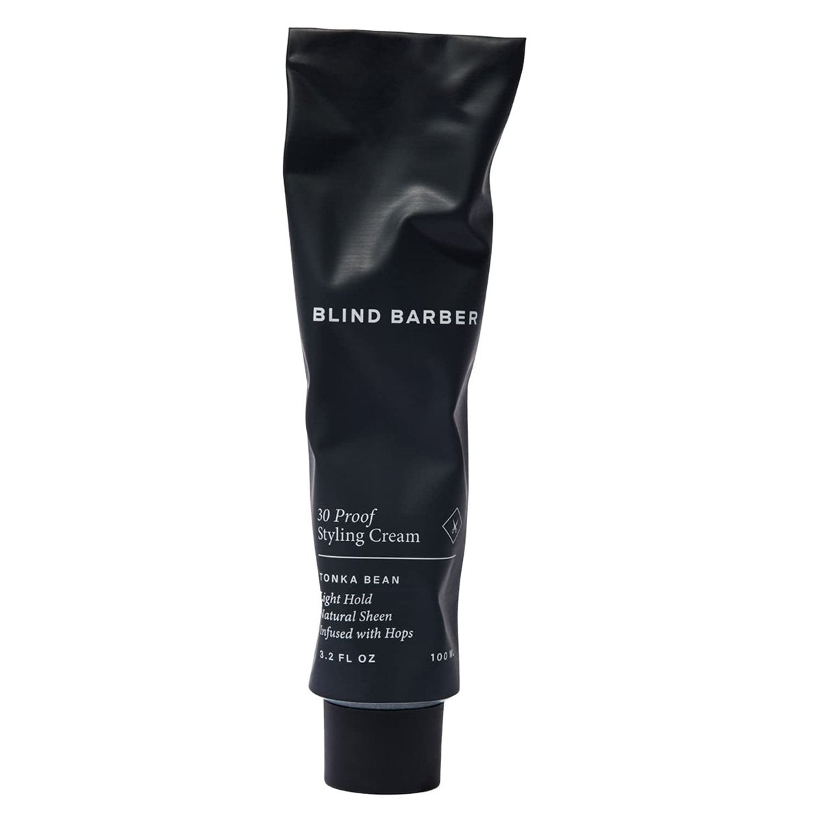 Blind Barber 30 Proof Hair Cream – Light Hold Styling Cream & Beard Tamer, Natural Shine, Water-Based, Paraben & Sulfate-Free, Tonka Bean Scent (3.2 oz) Avelisse