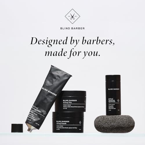 Blind Barber 40 Proof Sea Salt Spray for Men - Salt Water Hair Spray for Volume & Texture - Water-Based Matte Finish with Light-Medium Hold - Enhances Beach Waves & Body - Tonka Bean Scent (5 Fl oz) Avelisse