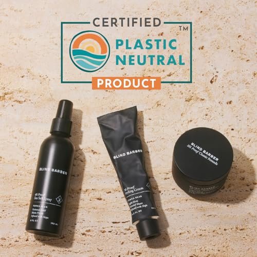 Blind Barber 40 Proof Sea Salt Spray for Men - Salt Water Hair Spray for Volume & Texture - Water-Based Matte Finish with Light-Medium Hold - Enhances Beach Waves & Body - Tonka Bean Scent (5 Fl oz) Avelisse