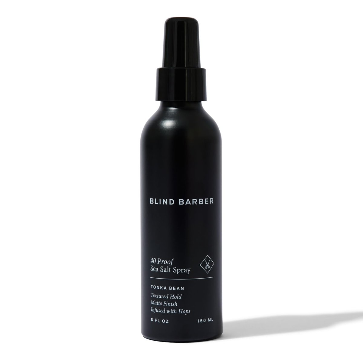Blind Barber 40 Proof Sea Salt Spray for Men - Salt Water Hair Spray for Volume & Texture - Water-Based Matte Finish with Light-Medium Hold - Enhances Beach Waves & Body - Tonka Bean Scent (5 Fl oz) Avelisse
