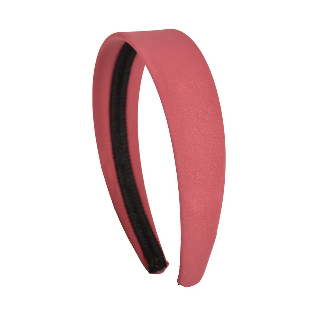 1 Inch Wide Suede Like Headband Solid Hairband for Women and Girls - Rose - görsel 1
