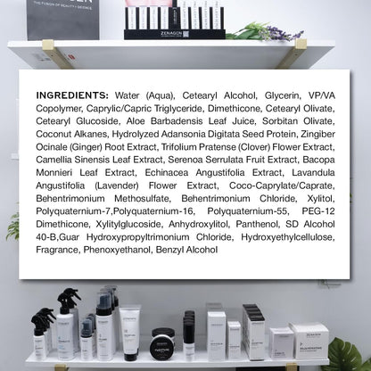 ZENAGEN Densifying Leave-In Cream: Thickening Smoother & Polisher for All Hair Types, 4 oz Avelisse