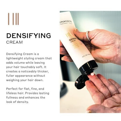 ZENAGEN Densifying Leave-In Cream: Thickening Smoother & Polisher for All Hair Types, 4 oz Avelisse
