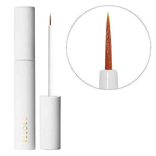 Velour Strong Eyelash Glue – Super Hold Vegan Lash Adhesive with Brush Applicator, Latex-Free for Strip Lashes & Extensions (White, 1 Count) - görsel 2