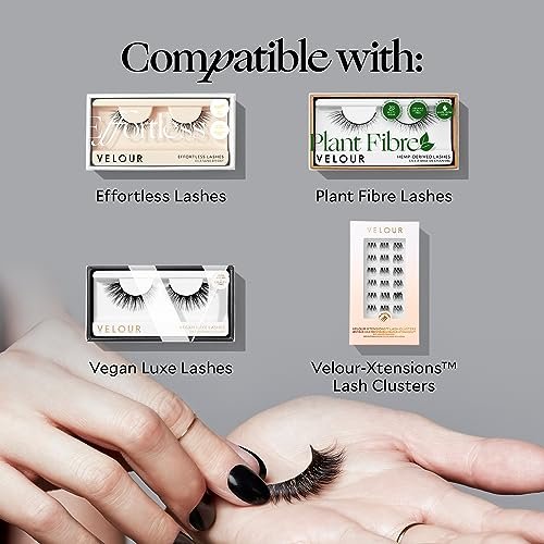 Velour Strong Eyelash Glue – Super Hold Vegan Lash Adhesive with Brush Applicator, Latex-Free for Strip Lashes & Extensions (White, 1 Count) - görsel 12